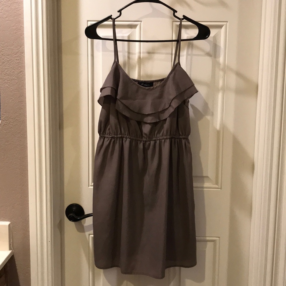 Grey mini dress